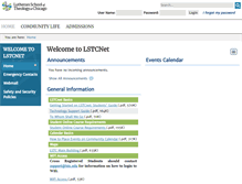 Tablet Screenshot of lstcnet.lstc.edu